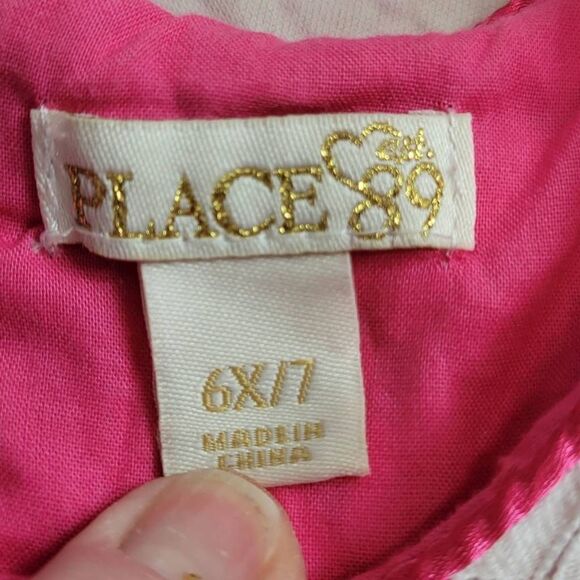 Children's Place layered dress 6X/7 - Picture 3 of 4